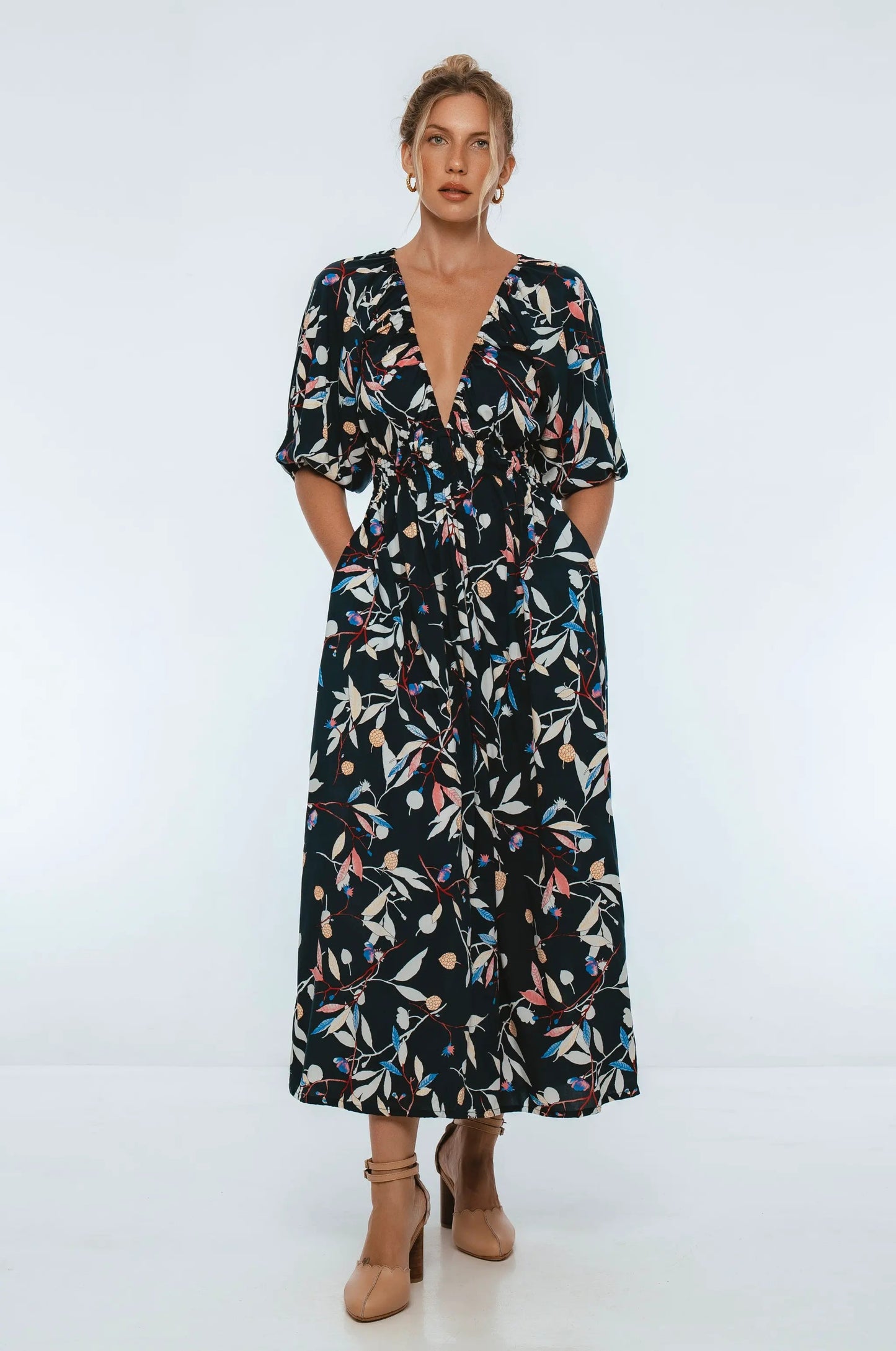 Kezas Rayon Maxi Dress by ELF