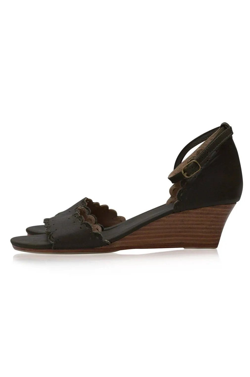 Dreamland Wooden Wedge Sandals by ELF