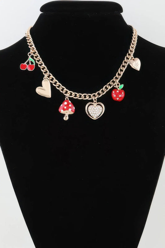 LITTLE ITALY Sweet Charms Chain Necklace: NYFW BYMANYC ® New York by BYMANYC ® New York
