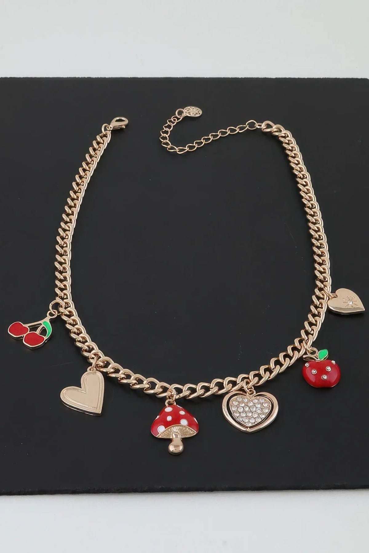 LITTLE ITALY Sweet Charms Chain Necklace: NYFW BYMANYC ® New York by BYMANYC ® New York