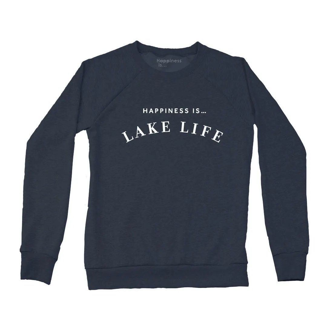 Women's Lake Life Crew Sweatshirt, True Navy by Lake Life Collection