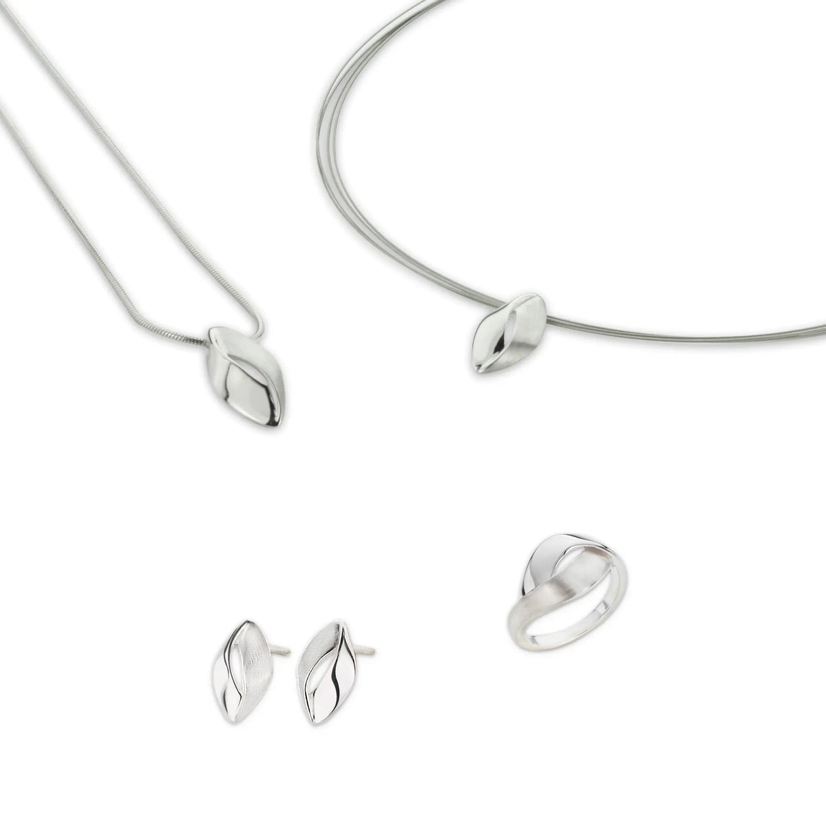 Gala Design Leeve 1cm 925 Silver Earrings For Women Chic Sleek by Jwls4u