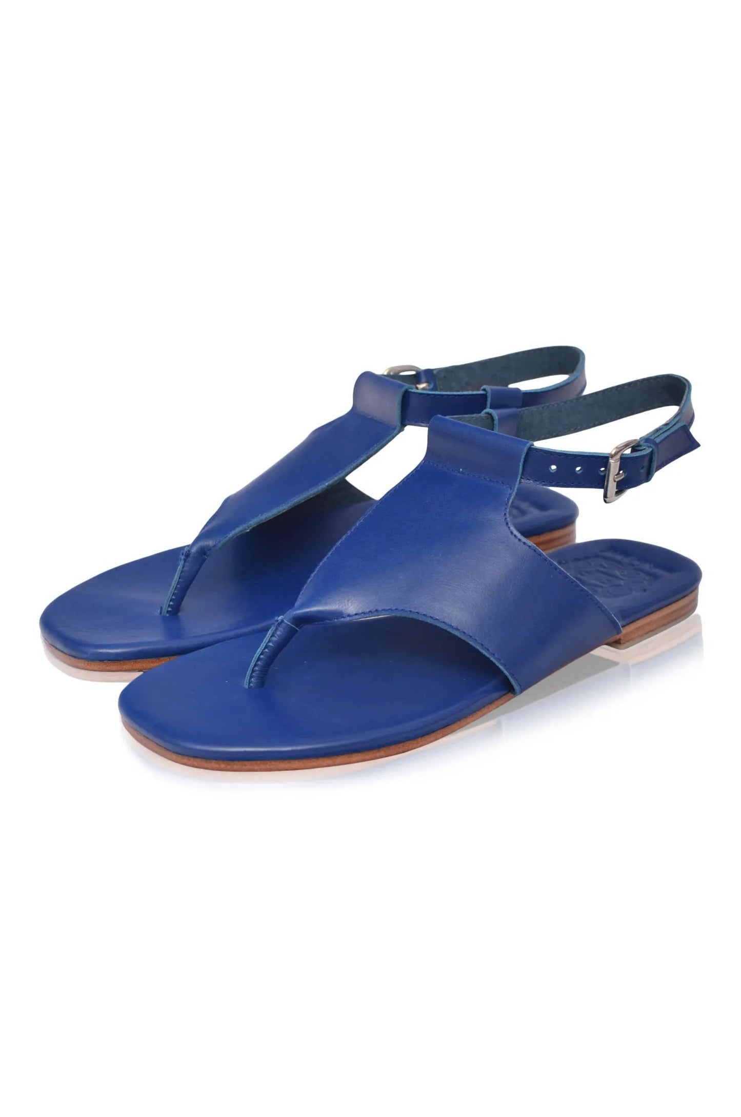 Lost in Jungle T-Strap Leather Sandals by ELF