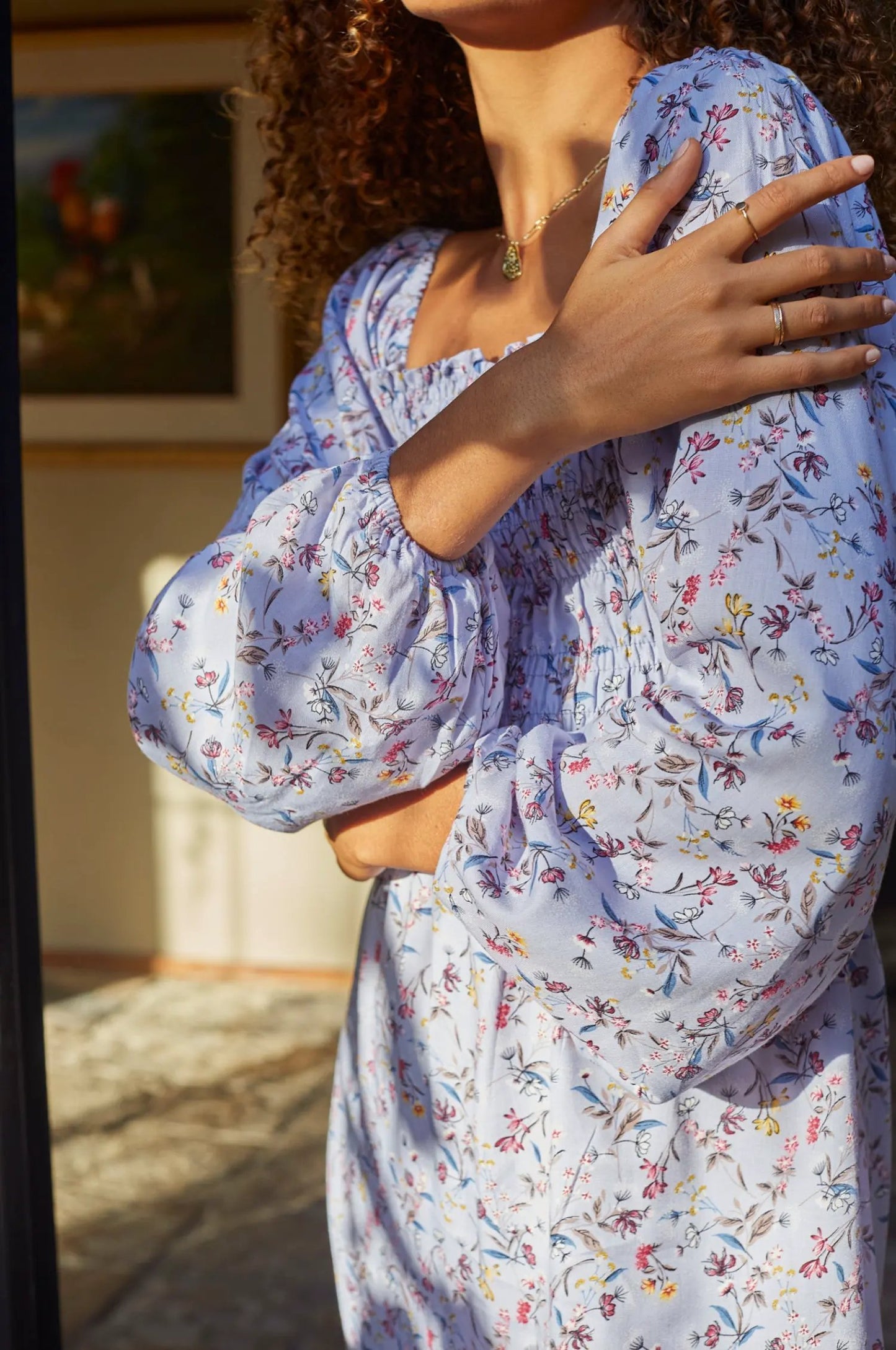 Love Story Smocked Off Shoulder Dress (Sale) by ELF