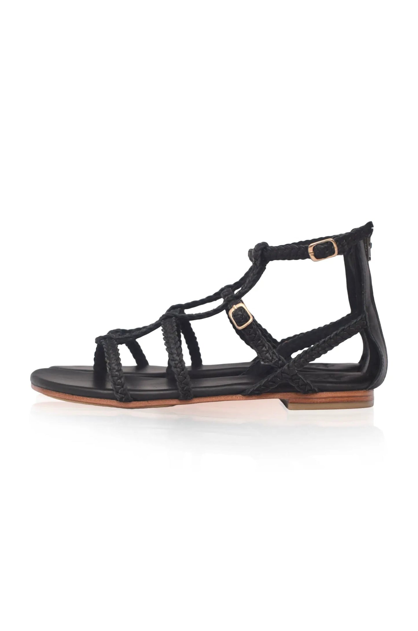 Luce Gladiator Leather Sandals by ELF