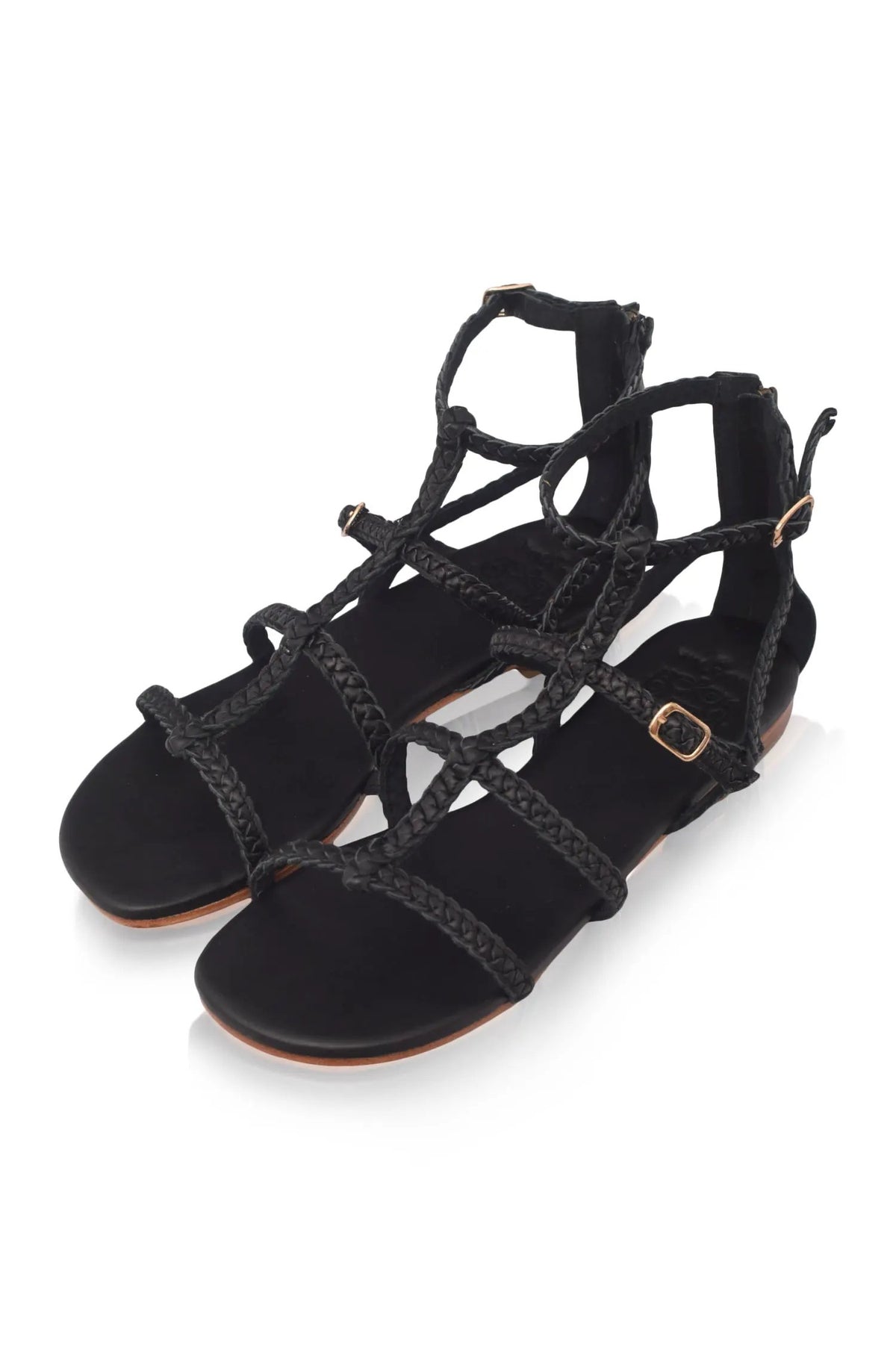 Luce Gladiator Leather Sandals by ELF