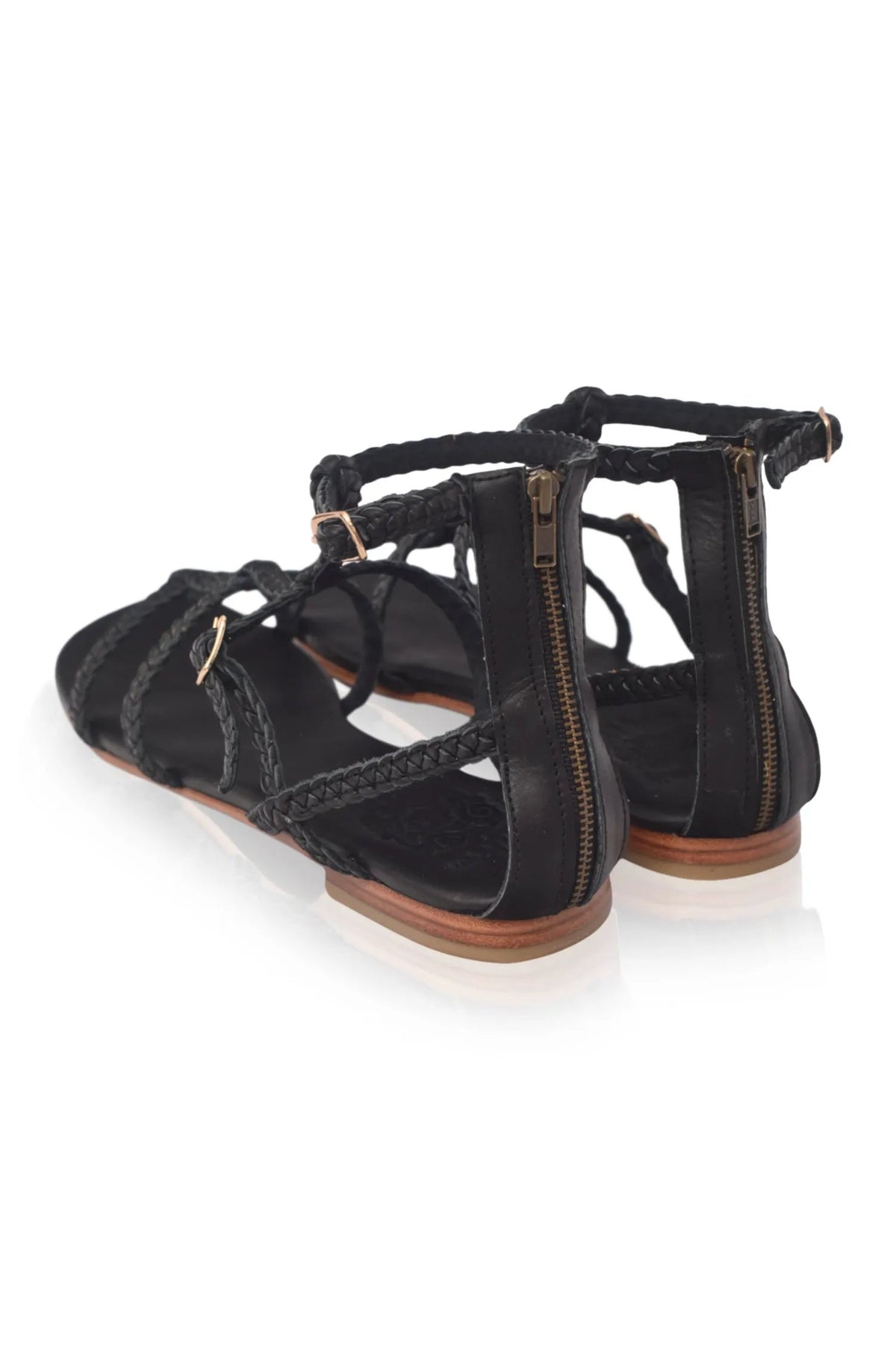 Luce Gladiator Leather Sandals by ELF
