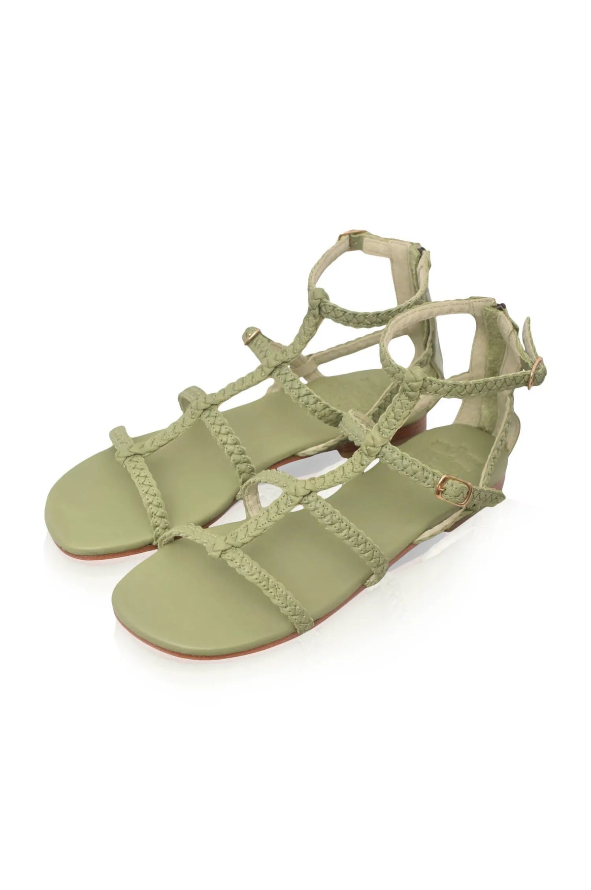 Luce Gladiator Leather Sandals by ELF