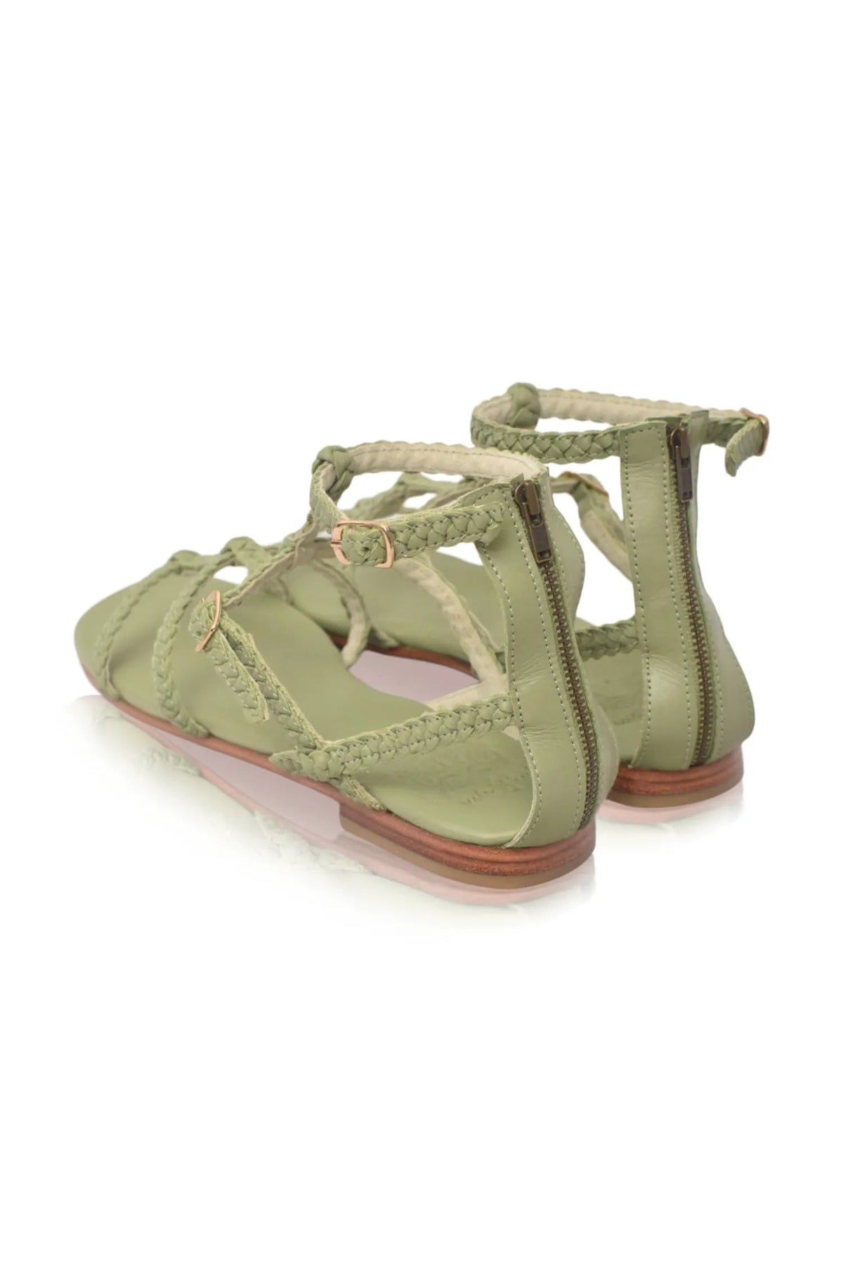 Luce Gladiator Leather Sandals by ELF
