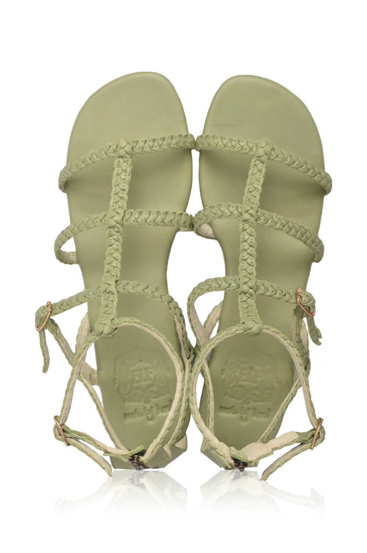 Luce Gladiator Leather Sandals by ELF