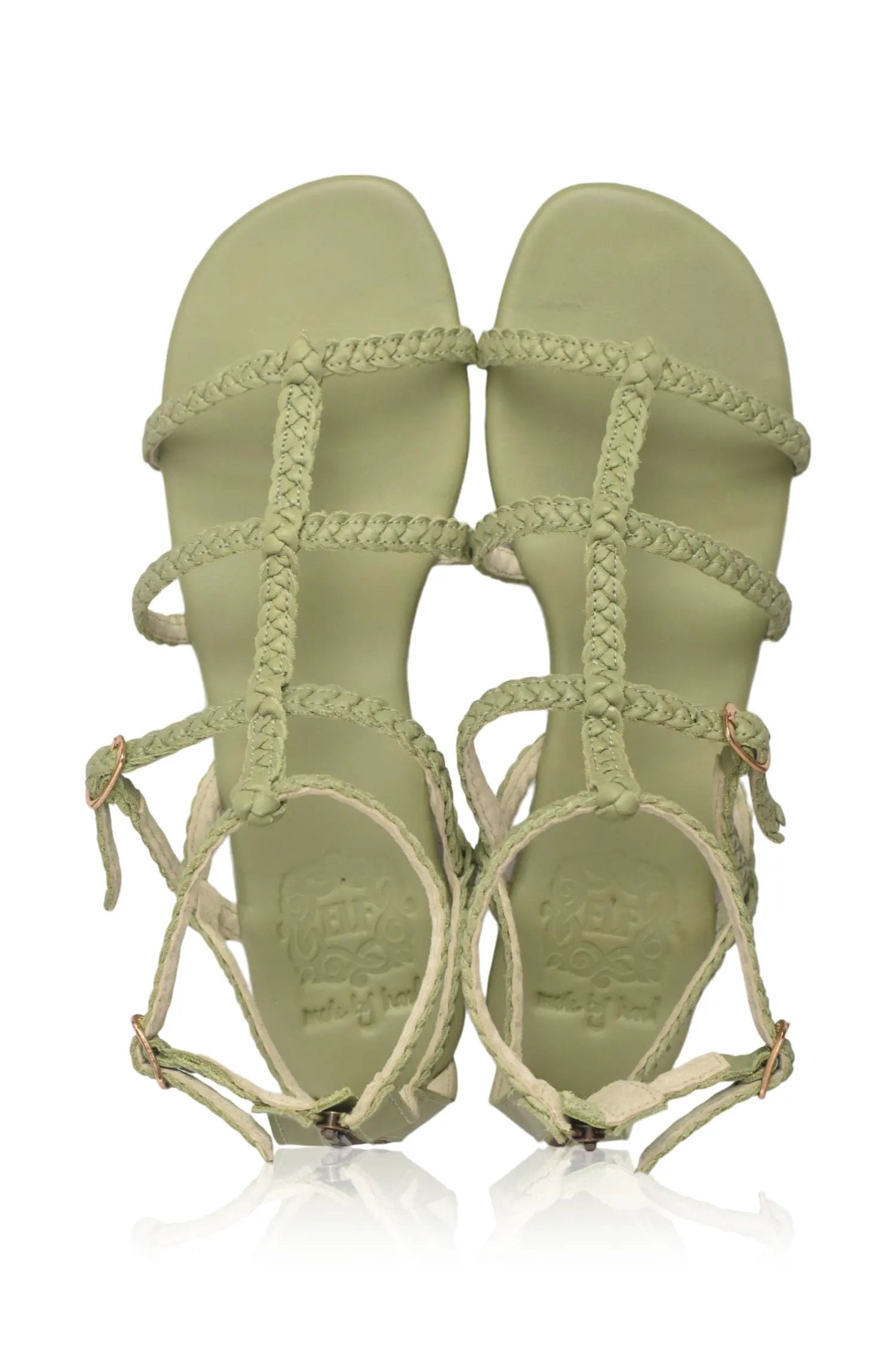 Luce Gladiator Leather Sandals by ELF