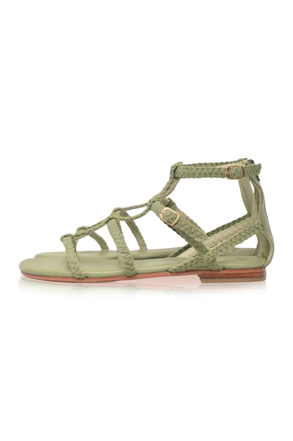 Luce Gladiator Leather Sandals by ELF