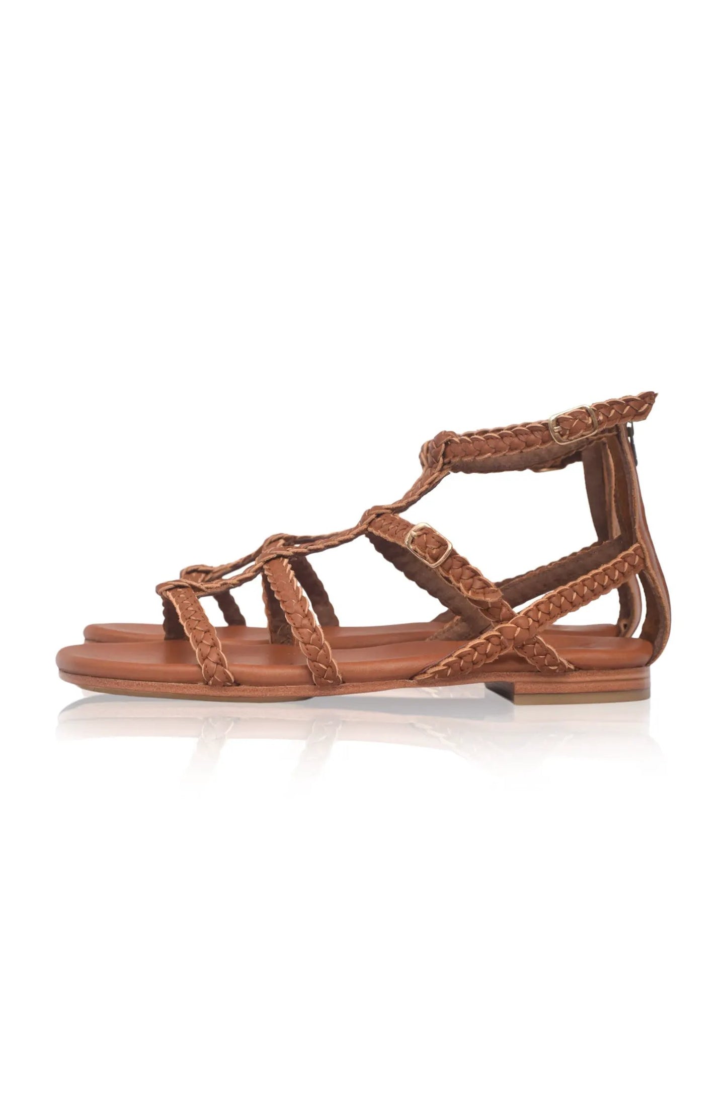 Luce Gladiator Leather Sandals by ELF