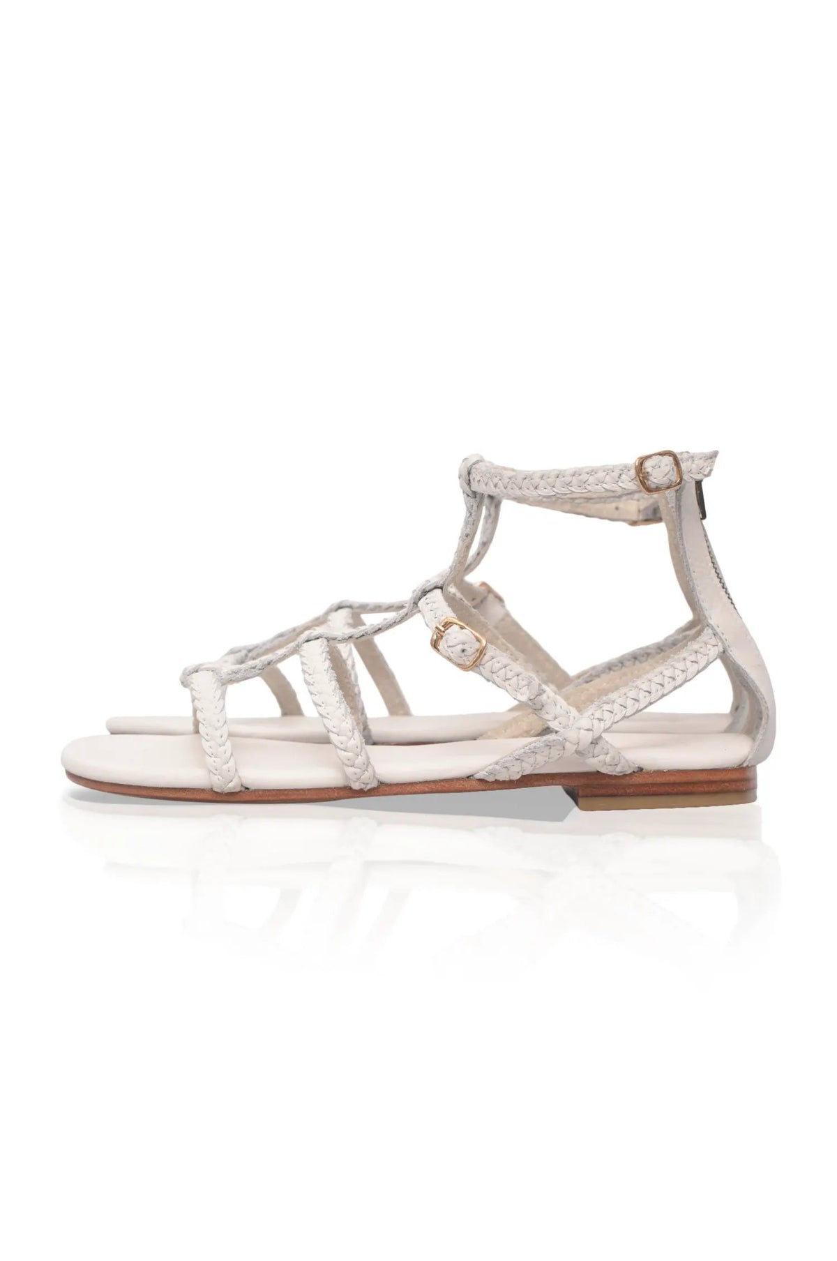 Luce Gladiator Leather Sandals by ELF