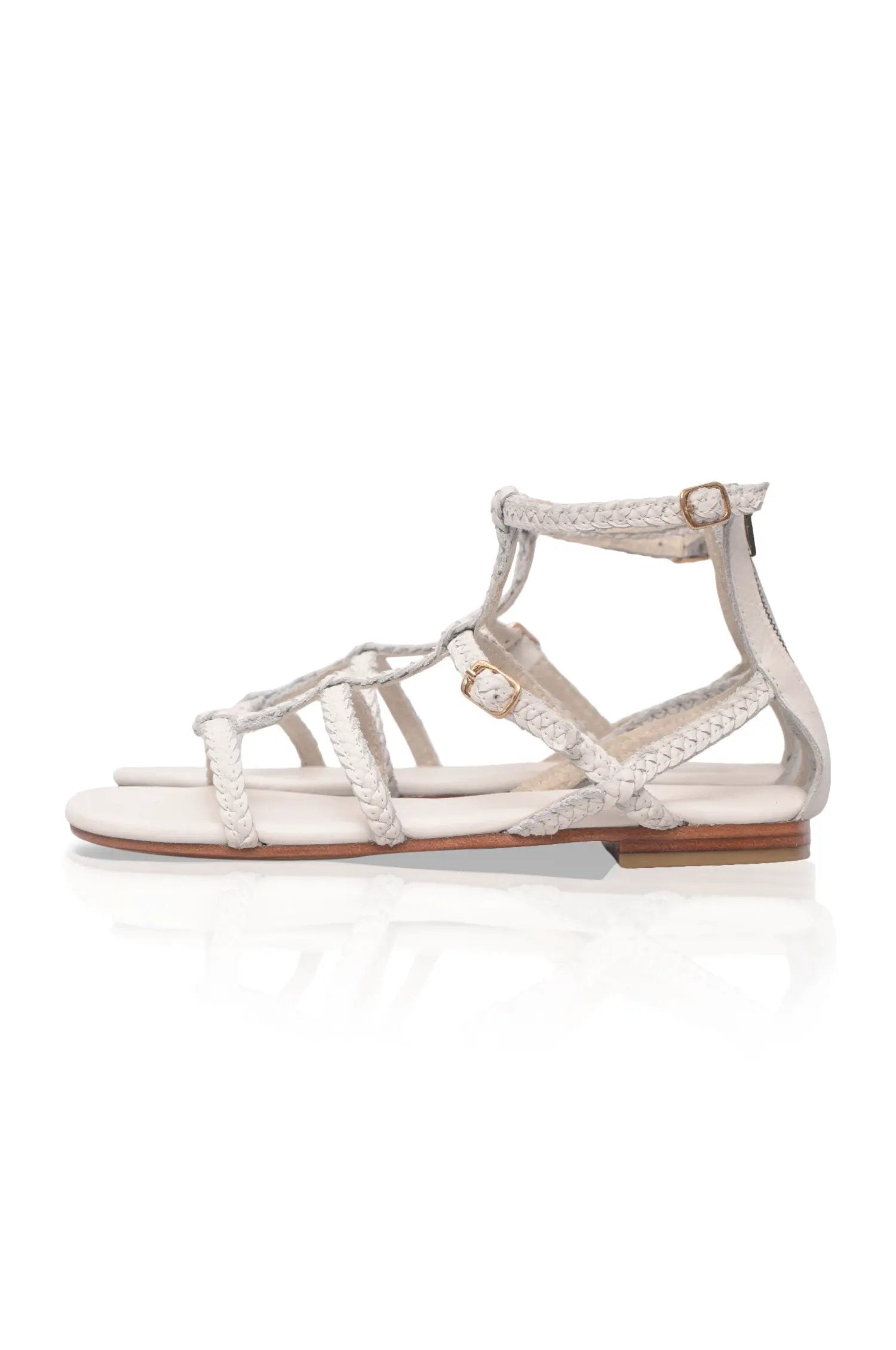 Luce Gladiator Leather Sandals by ELF