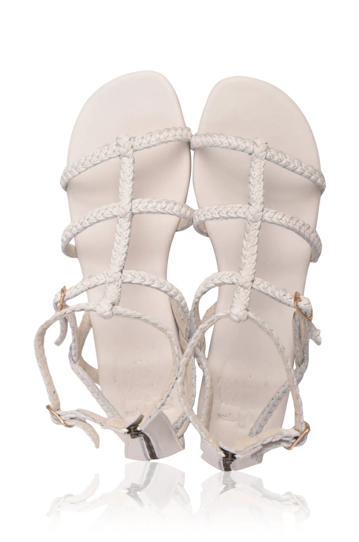 Luce Gladiator Leather Sandals (Sz. 8.5) by ELF