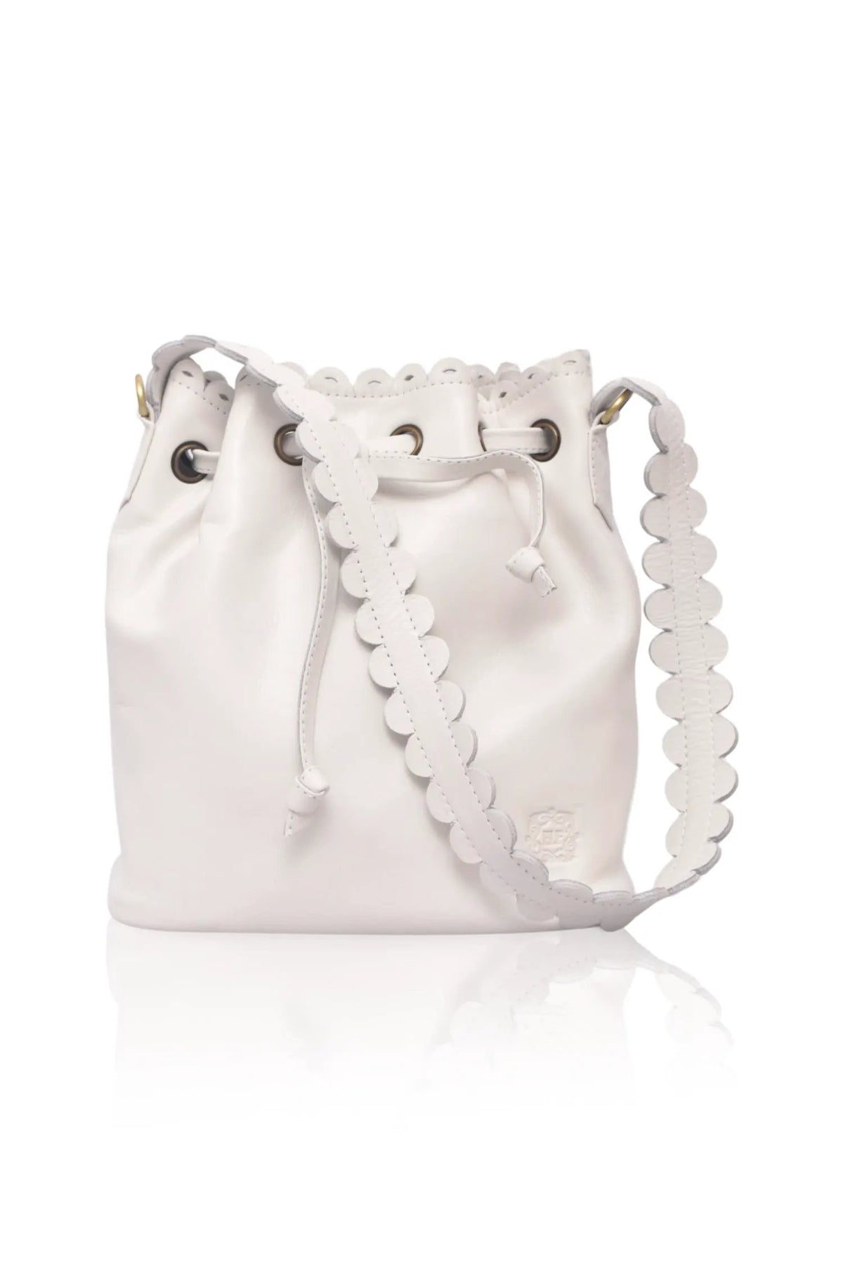 Luisa Scalloped Bucket Bag by ELF