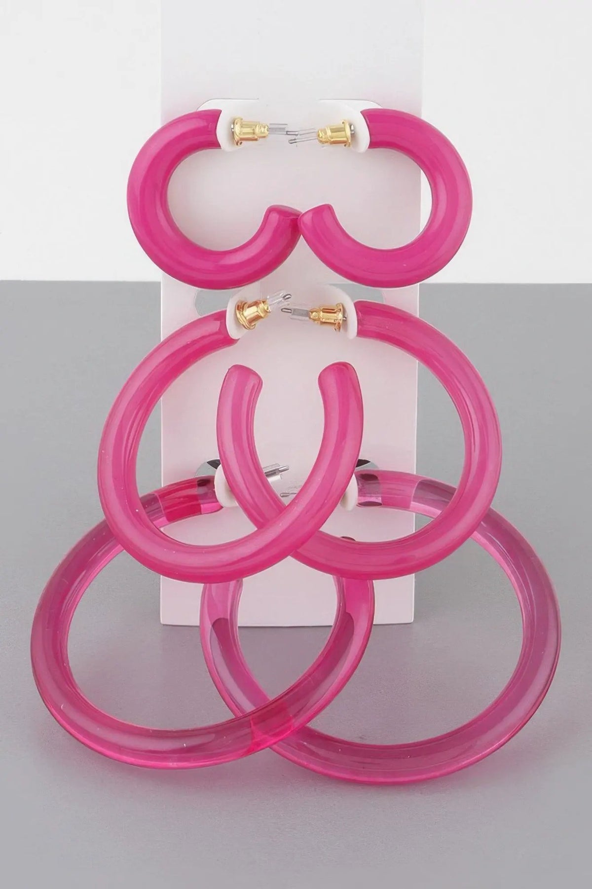 MADISON Multi Solid Hoop Earrings Set: NYFW BYMANYC ® New York by BYMANYC ® New York