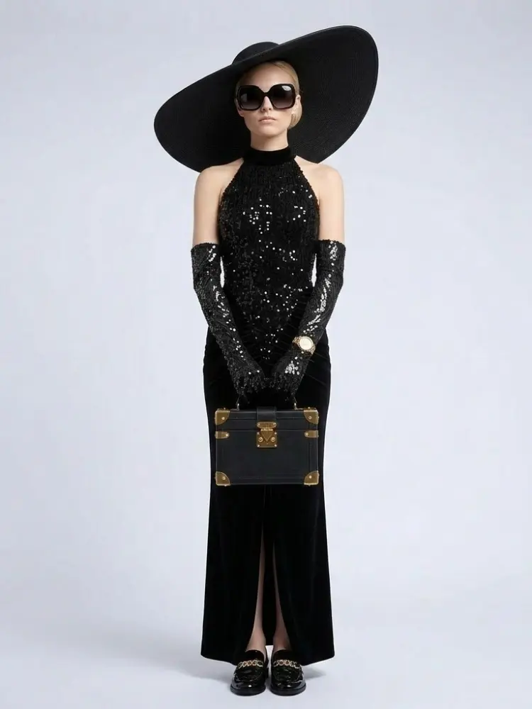 MADISON Women's Black Gown Prêt-à-Porter BYMANYC ® New York by BYMANYC ® New York