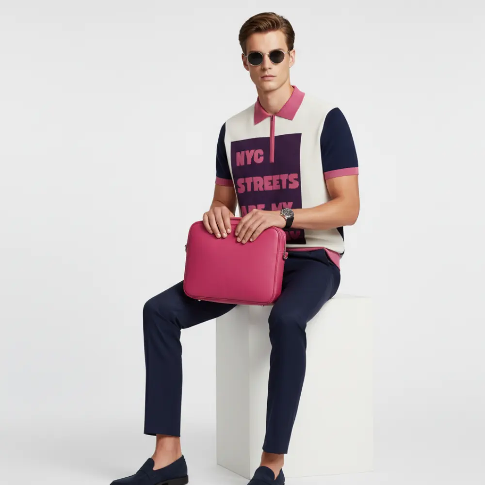 MEATPACKING Cashmere Polo BYMANYC ® New York by BYMANYC ® New York