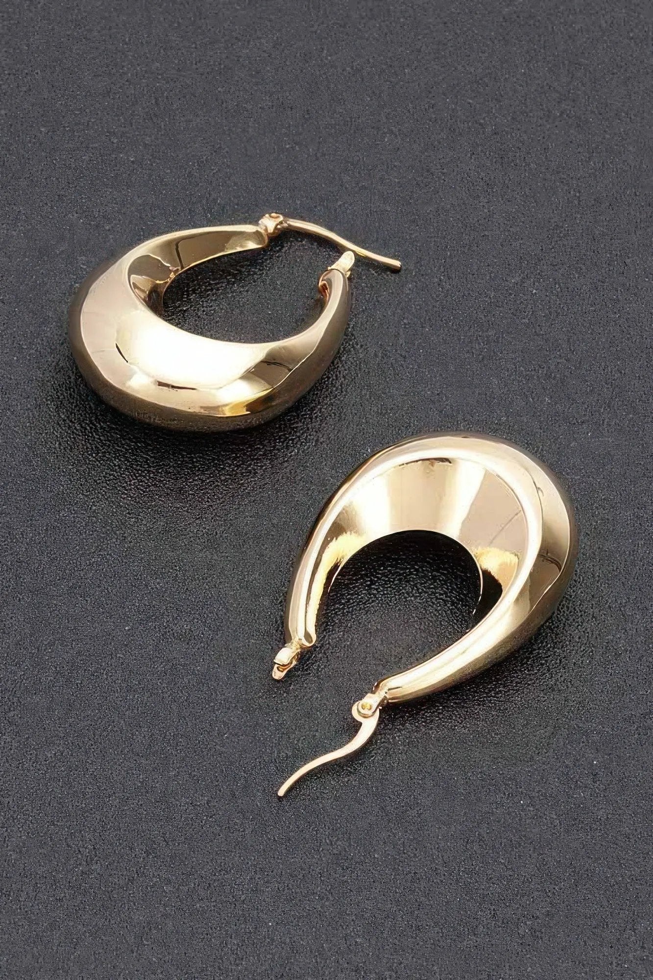 MIDNIGHT TRIBES Metal Vintage Hoop Earrings: BYMANYC ® New York by BYMANYC ® New York