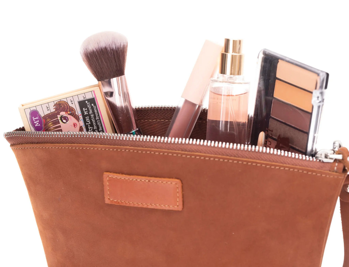 Avondale Premium Leather Dopp Kit - Travel Makeup Bag for Men & Women by TORONATA