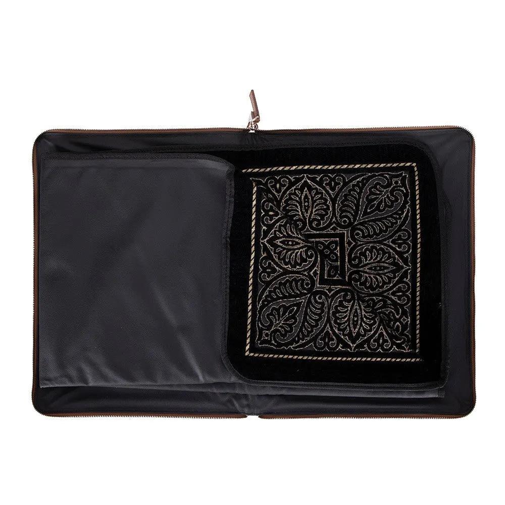 Michigan Genuine Leather Prayer Rug – Portable Travel Seccade by TORONATA