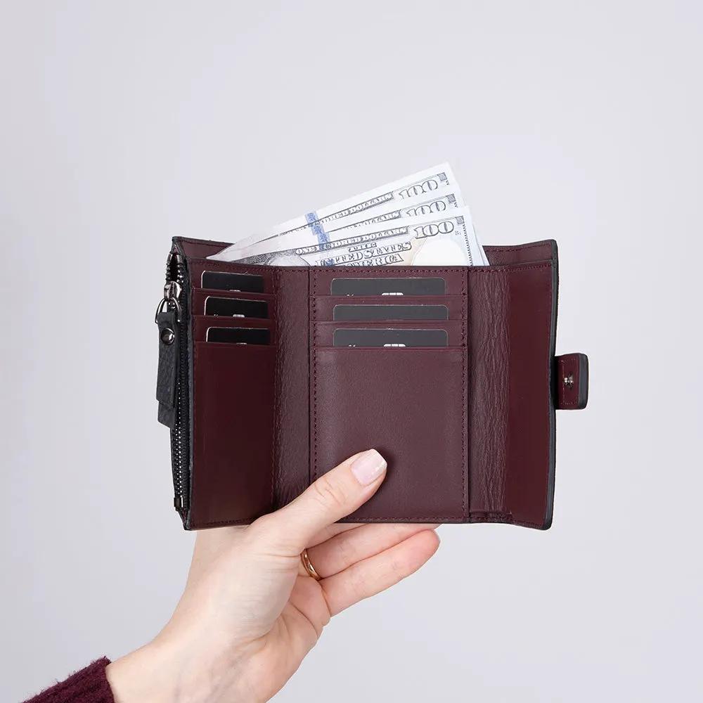 Camden Women’s Leather Wallet | Compact Genuine Leather by TORONATA