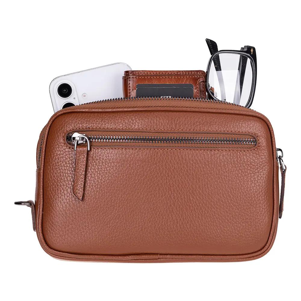 Noma Leather Clutch Bag by TORONATA