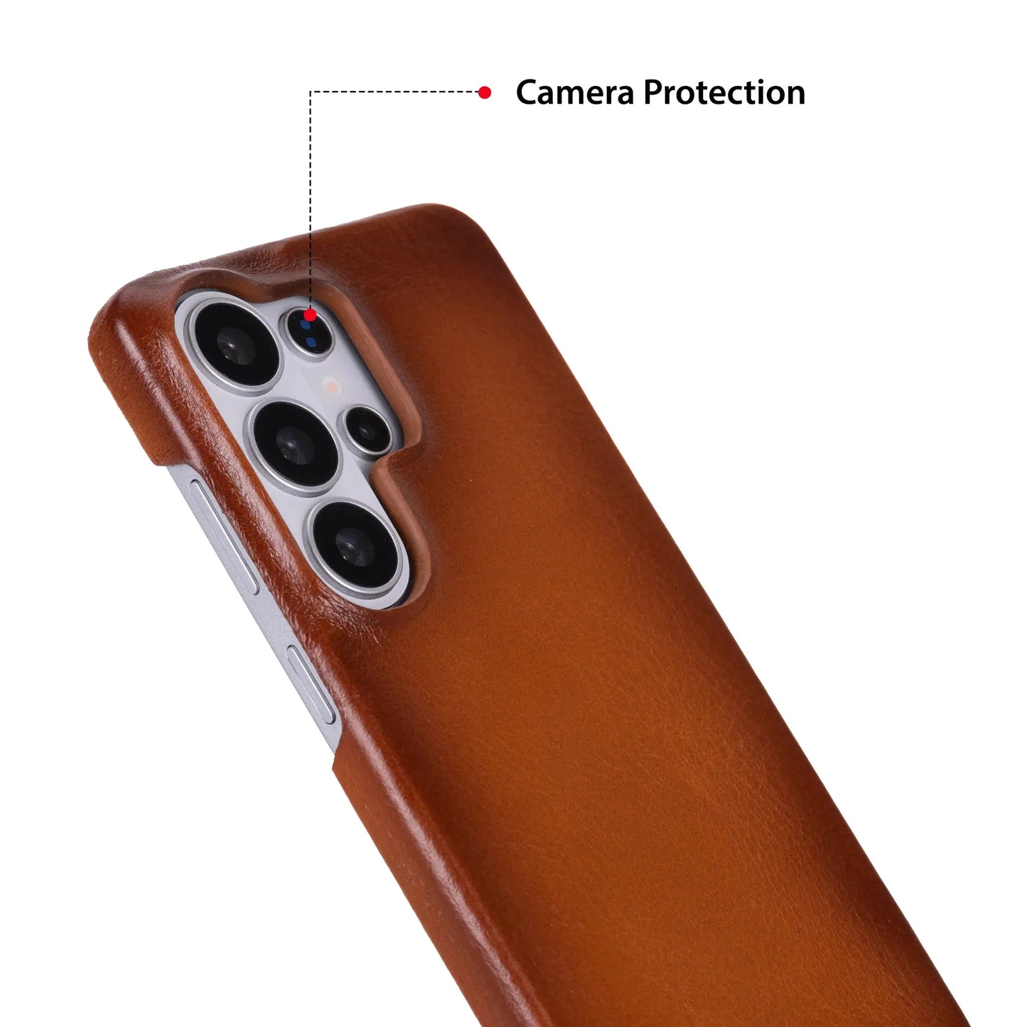 Marion Samsung Galaxy S26 Ultra Leather Case – Genuine Leather Slim Cover by TORONATA