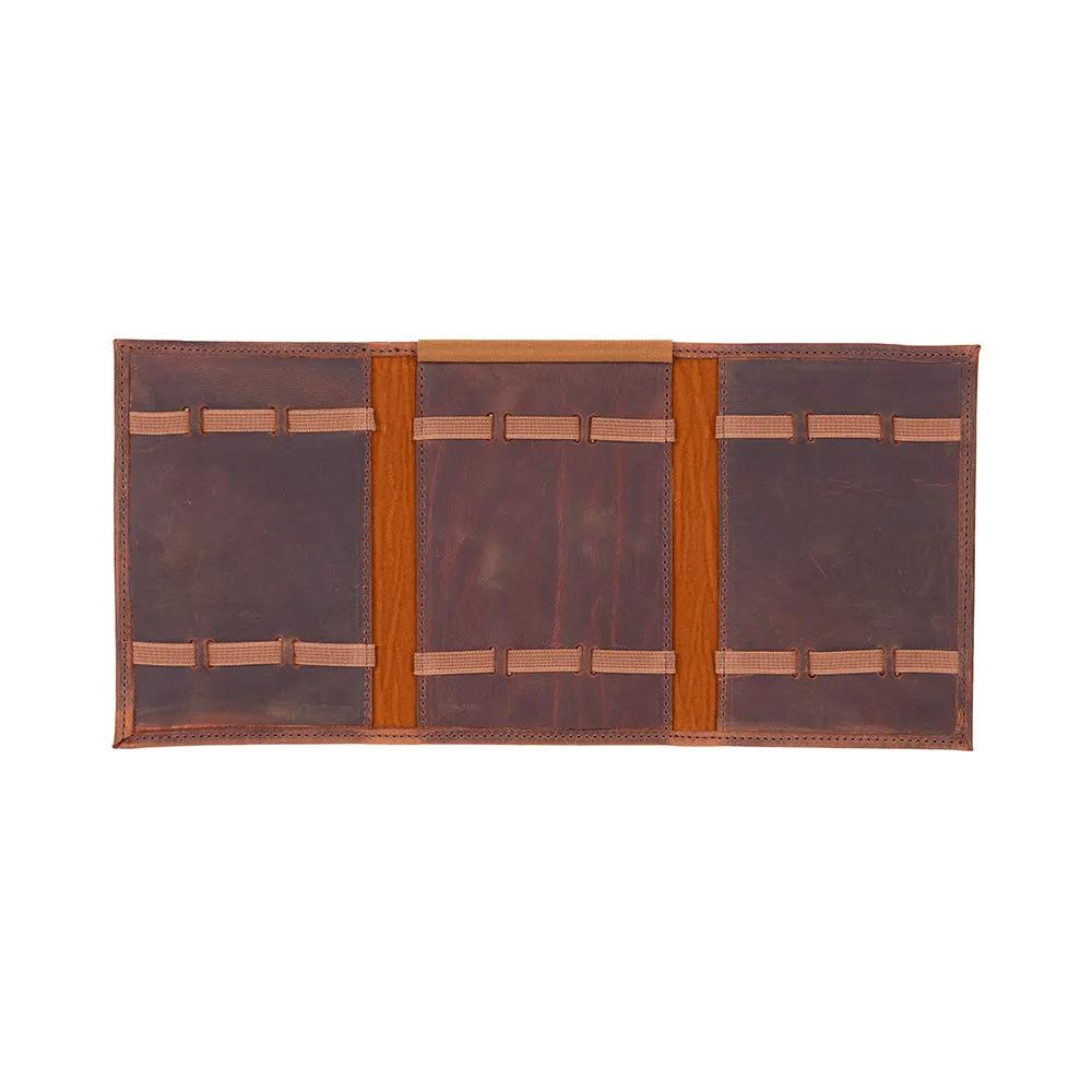 Skagway Leather Watch Band Organizer – 3 Slot Travel Case by TORONATA