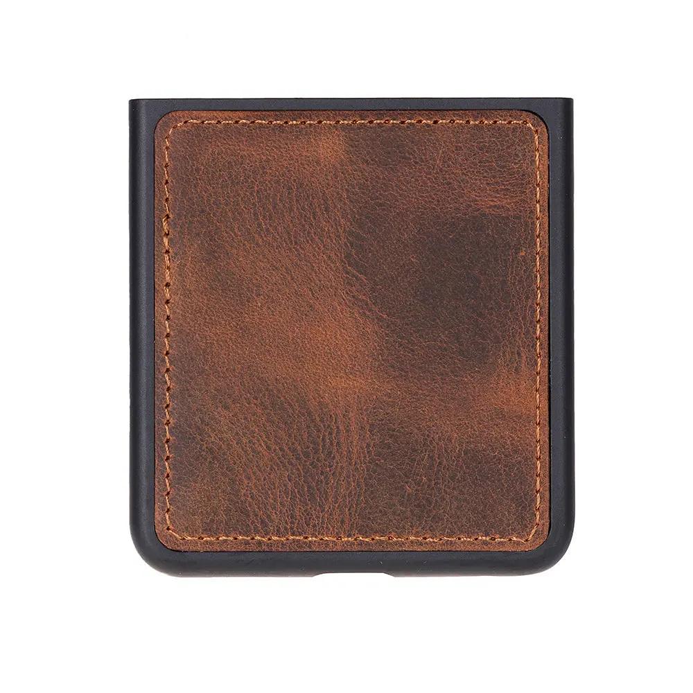Miami Galaxy Z Flip 7 Leather Case | Slim Genuine Leather by TORONATA