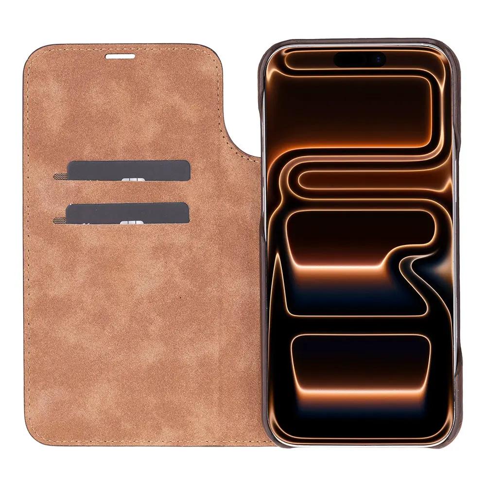 Decatur iPhone 17 Pro Leather Folio Wallet Case by TORONATA