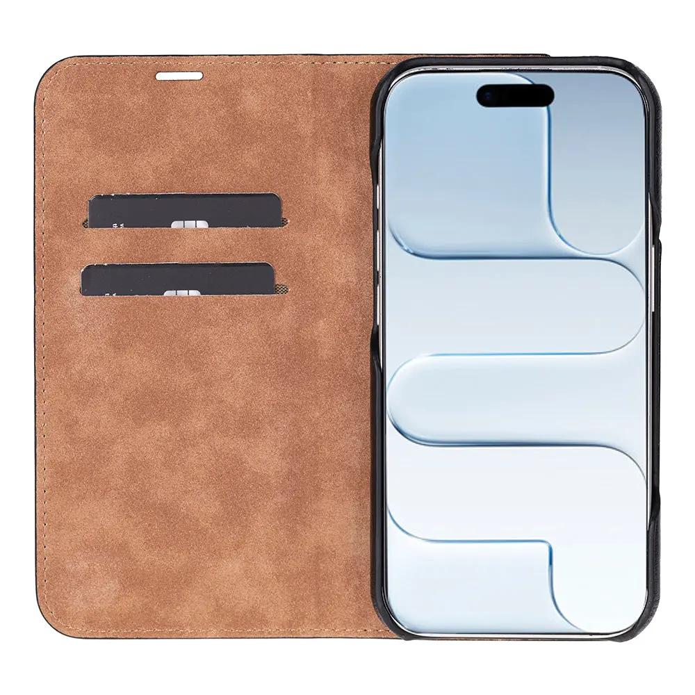 Decatur iPhone 17 Air Leather Folio Wallet Case by TORONATA