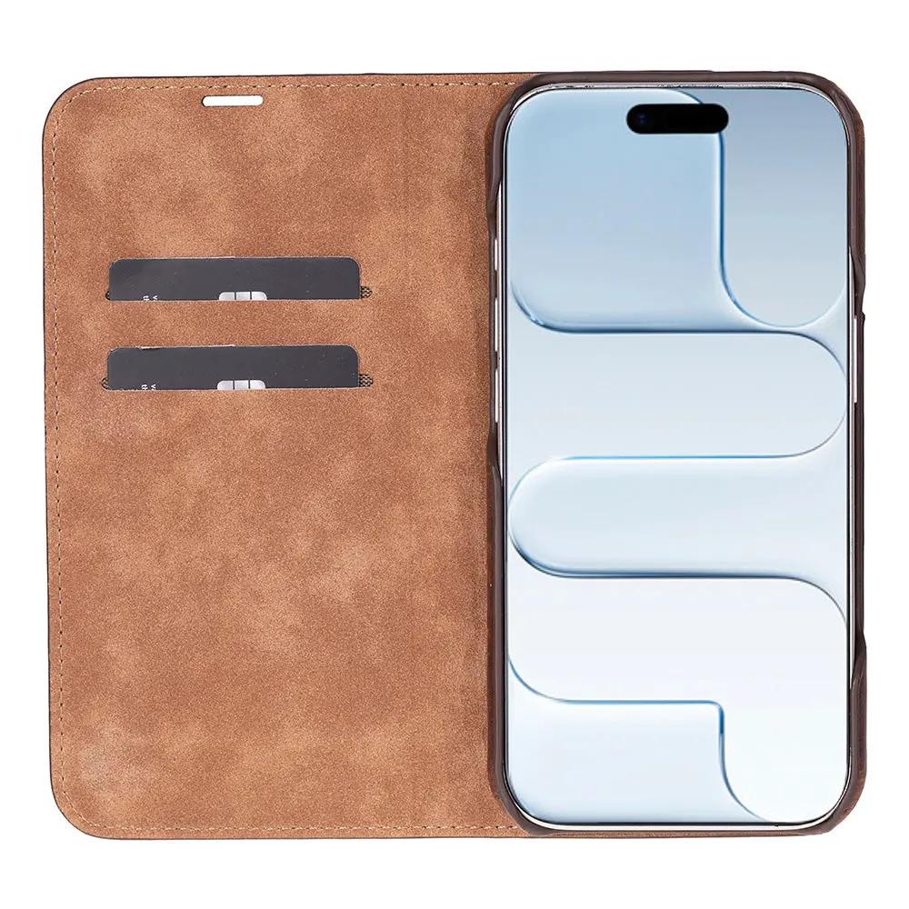 Decatur iPhone 17 Leather Folio Wallet Case by TORONATA