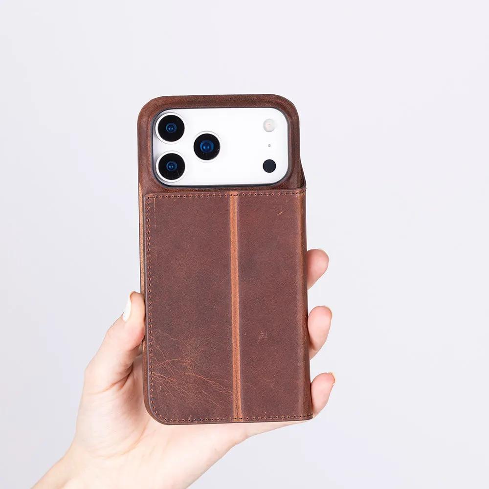Decatur iPhone 17 Pro Leather Folio Wallet Case by TORONATA
