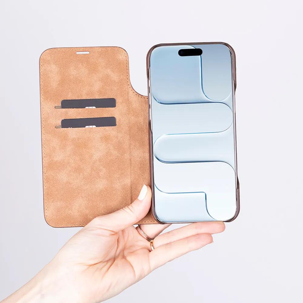 Decatur iPhone 17 Air Leather Folio Wallet Case by TORONATA