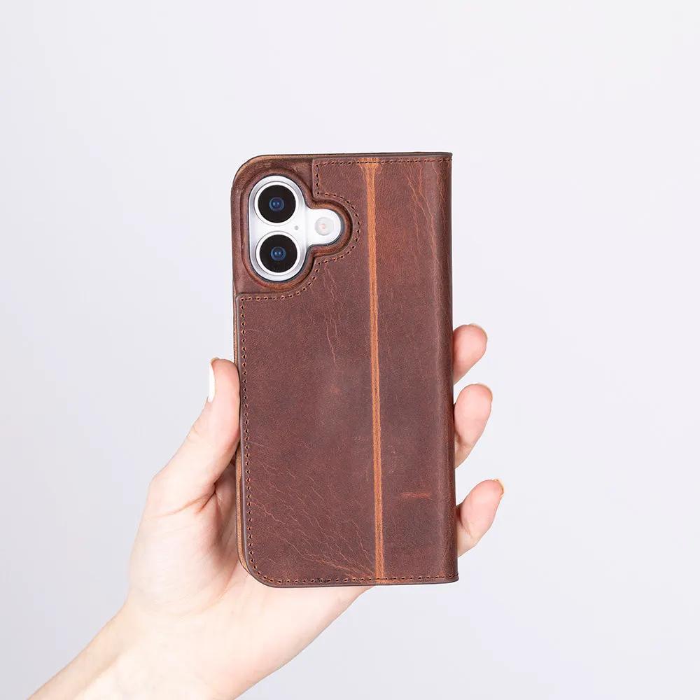 Decatur iPhone 17 Leather Folio Wallet Case by TORONATA