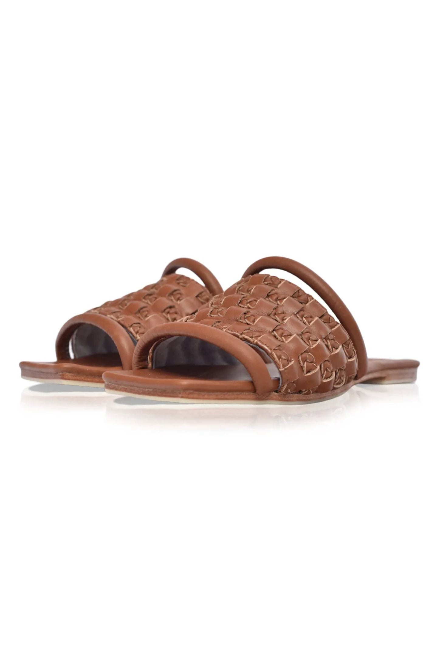 Majorca Leather Slides (Sz. 5) by ELF