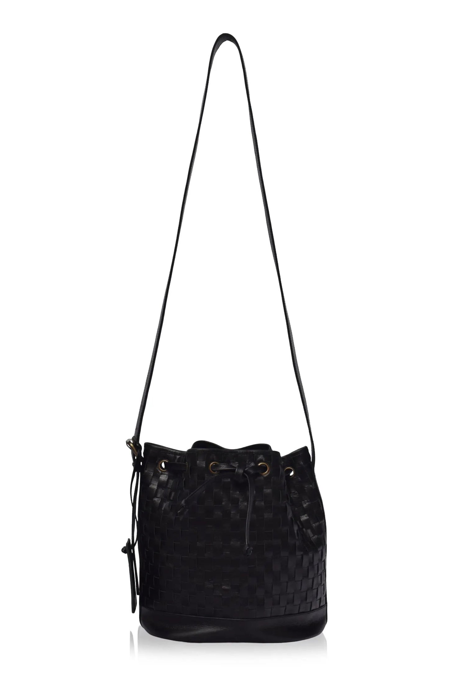 Margo Woven Drawstring Bag by ELF
