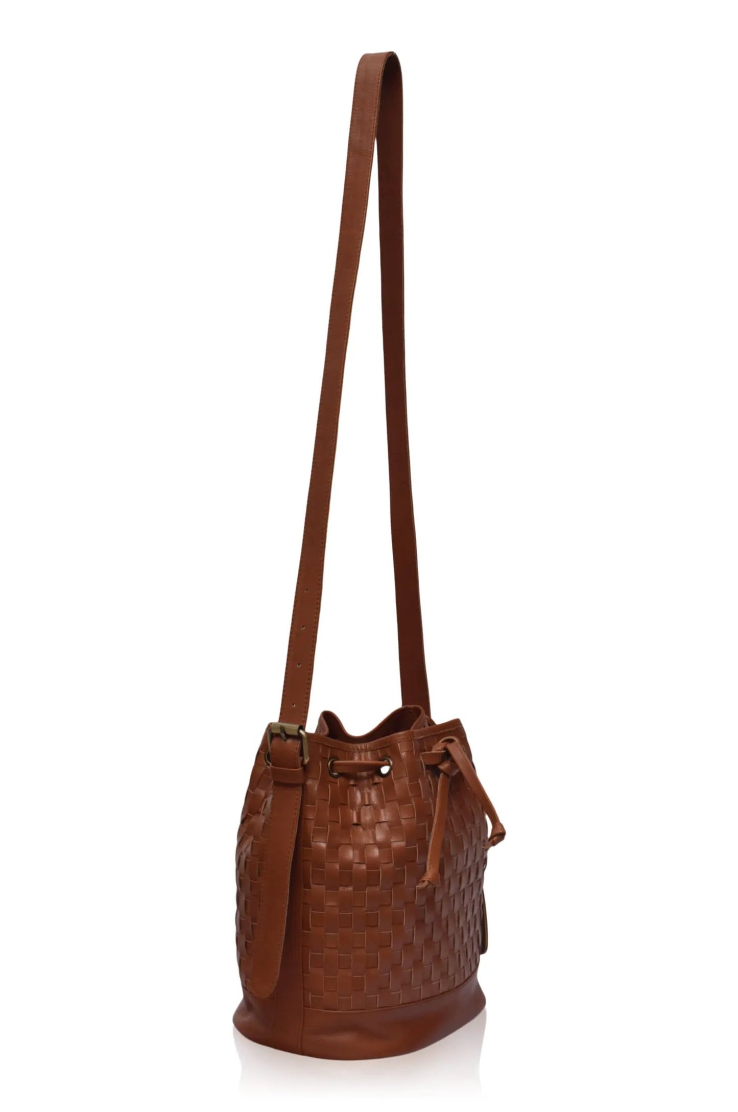 Margo Woven Drawstring Bag by ELF