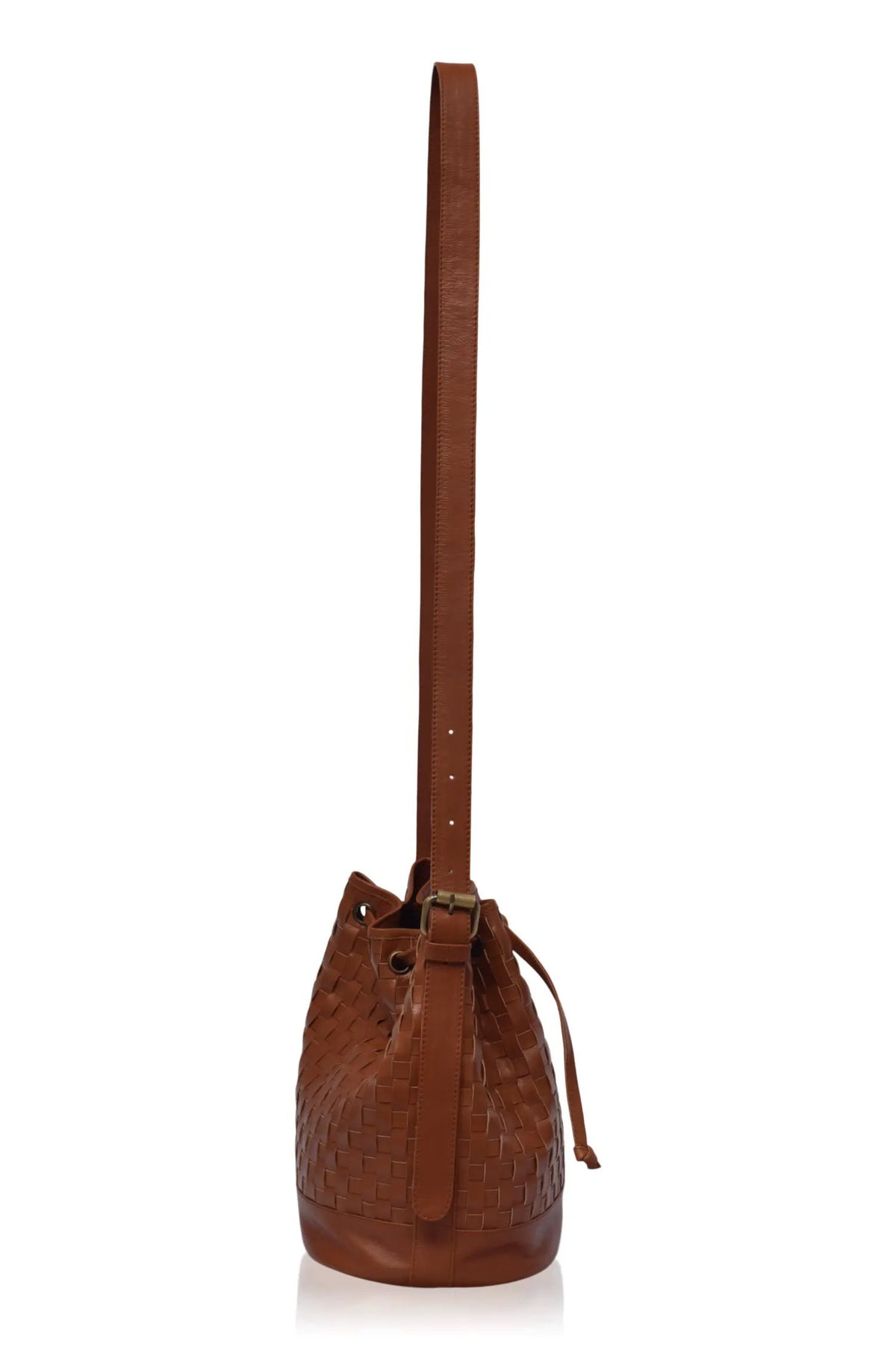 Margo Woven Drawstring Bag by ELF