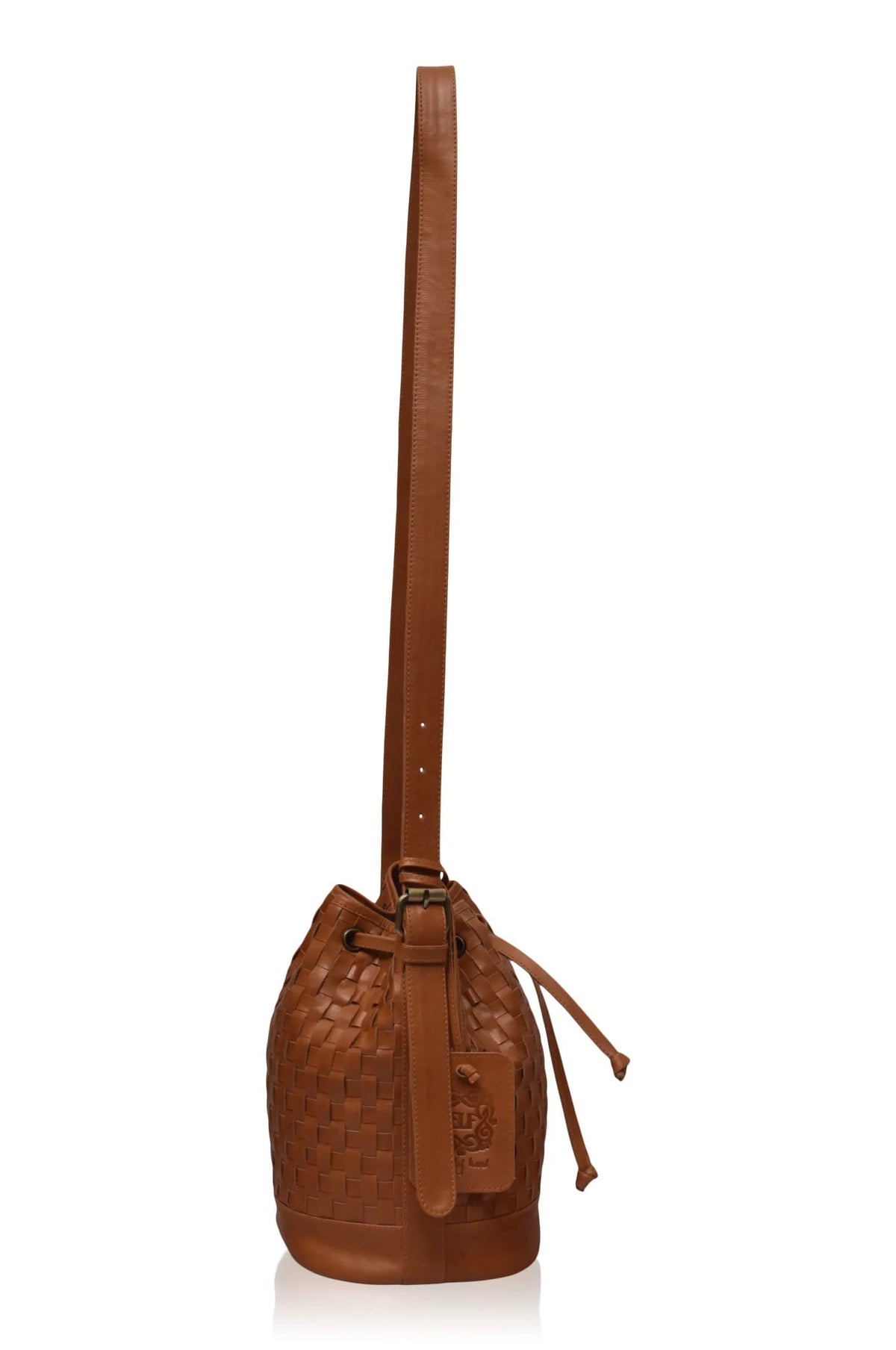 Margo Woven Drawstring Bag by ELF