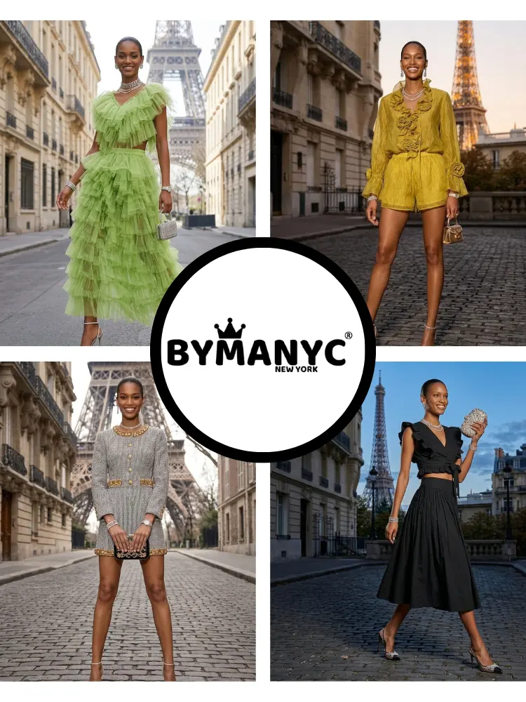Matching Set Women's SAINT-GERMAIN New Collection PARIS LE MARAIS BYMANYC ® New York by BYMANYC ® New York