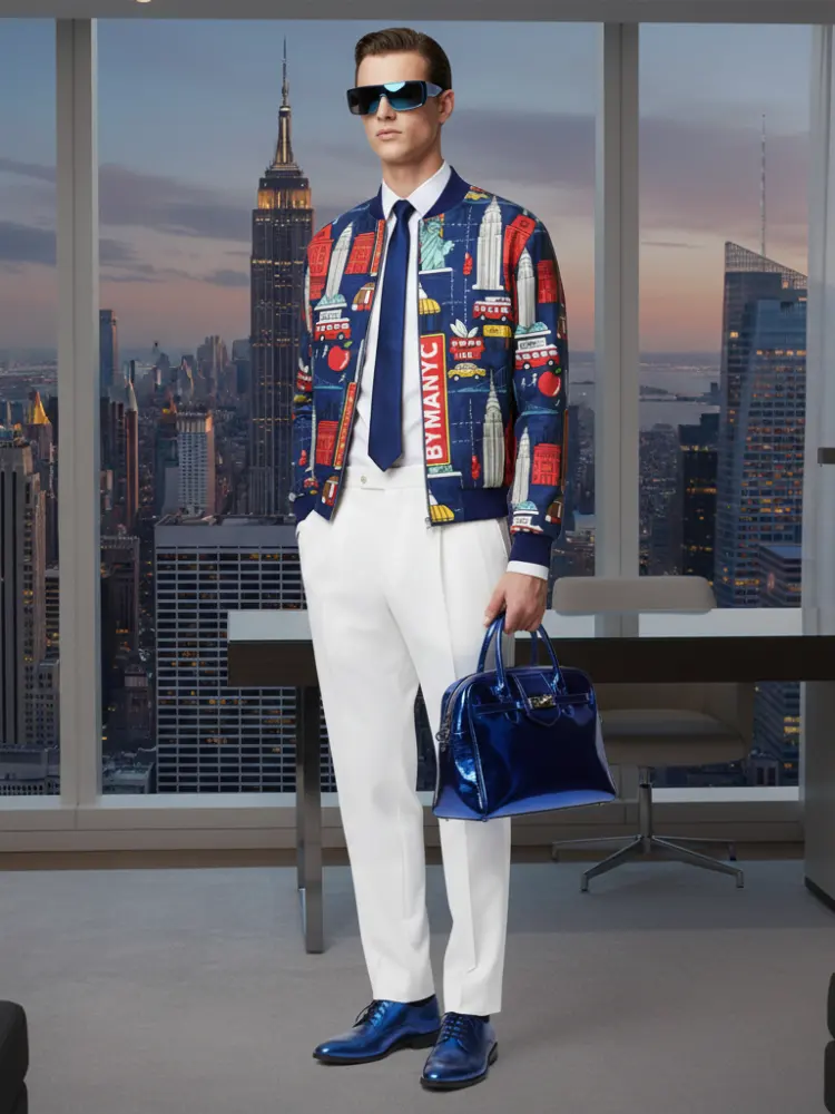 Men's CHELSEA Bomber Jacket BYMANYC ® New York by BYMANYC ® New York