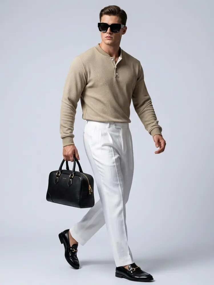 Men's Color-Block Polo SOHO New Collection Prêt-à-Porter BYMANYC ® New York by BYMANYC ® New York