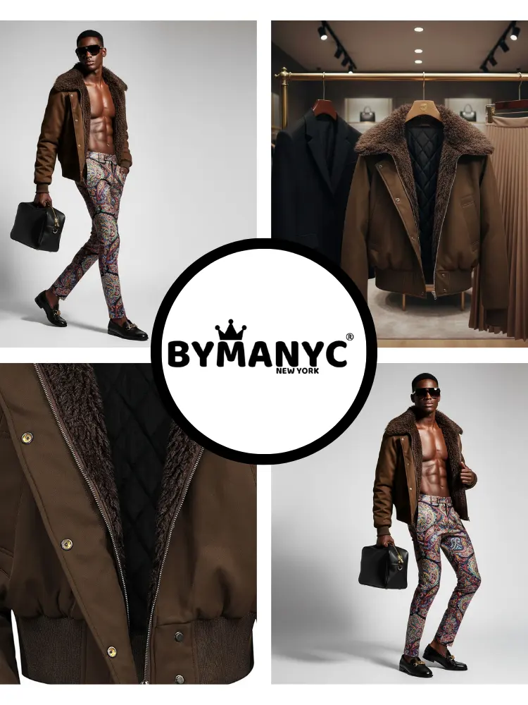 Men's Jacket STATEN ISLAND FERRY NYFW New Colecction BYMANYC ® New York by BYMANYC ® New York