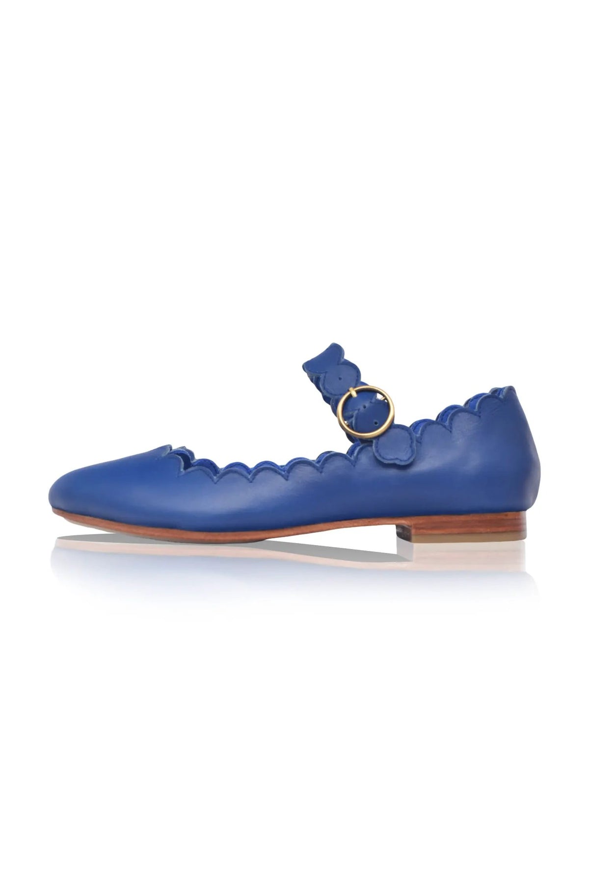 Mia Rosa Scalloped Mary Jane Flats by ELF