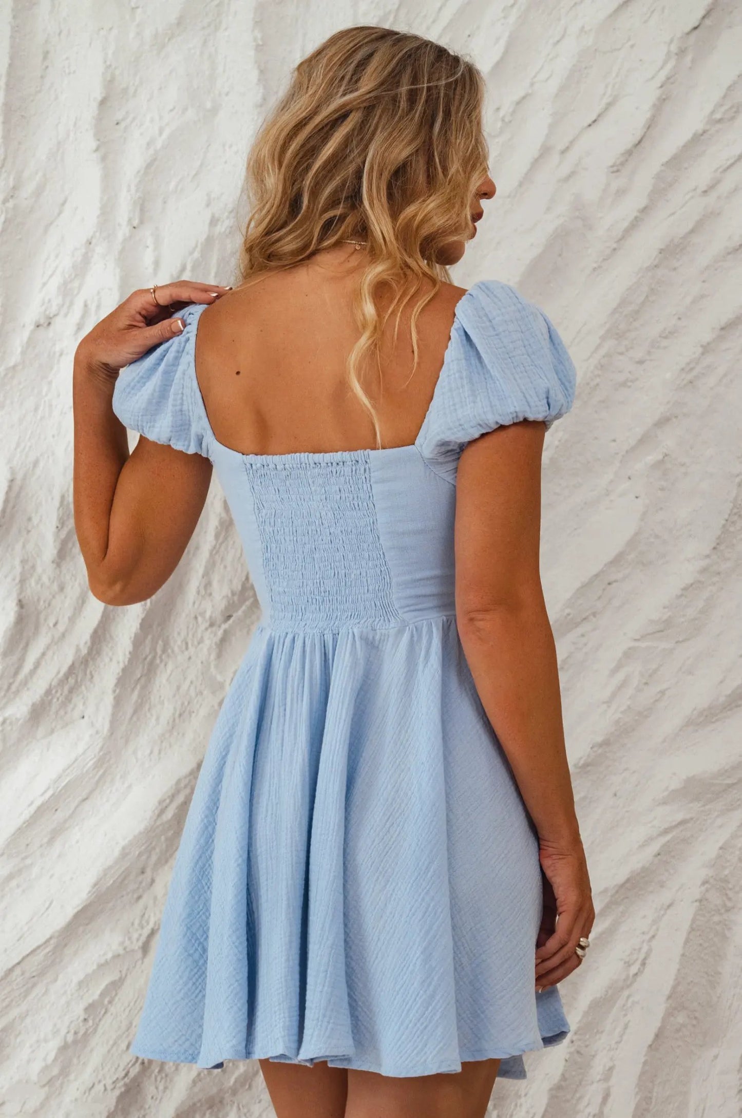 Michelina Cotton Mini Dress by ELF
