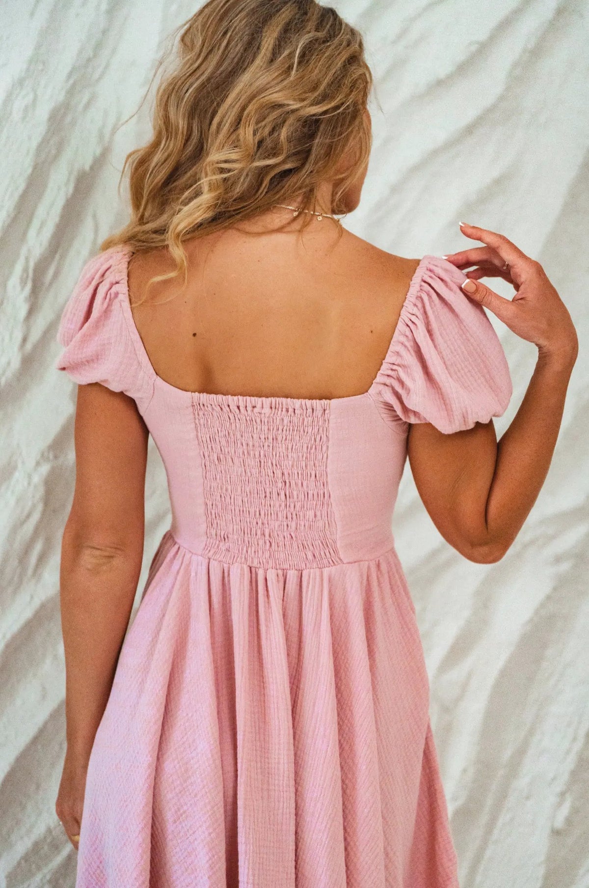 Michelina Cotton Mini Dress by ELF